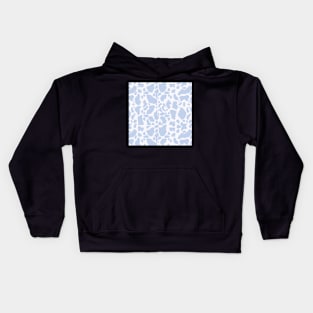 Blue Cow Animal Print Kids Hoodie